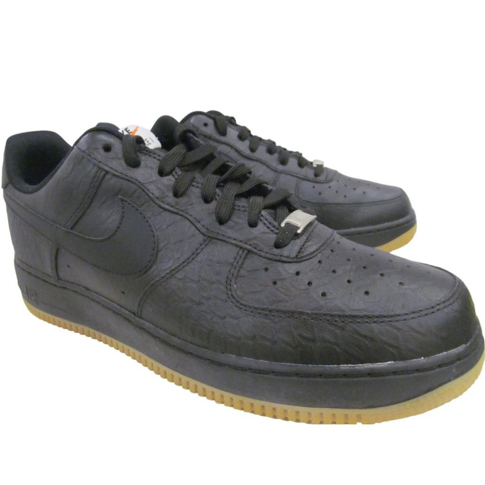 NIKE Air Force 1 '07 w/Box 718152-002 LV8 Triple Black Low SNEAKERS SHOES Sz 12